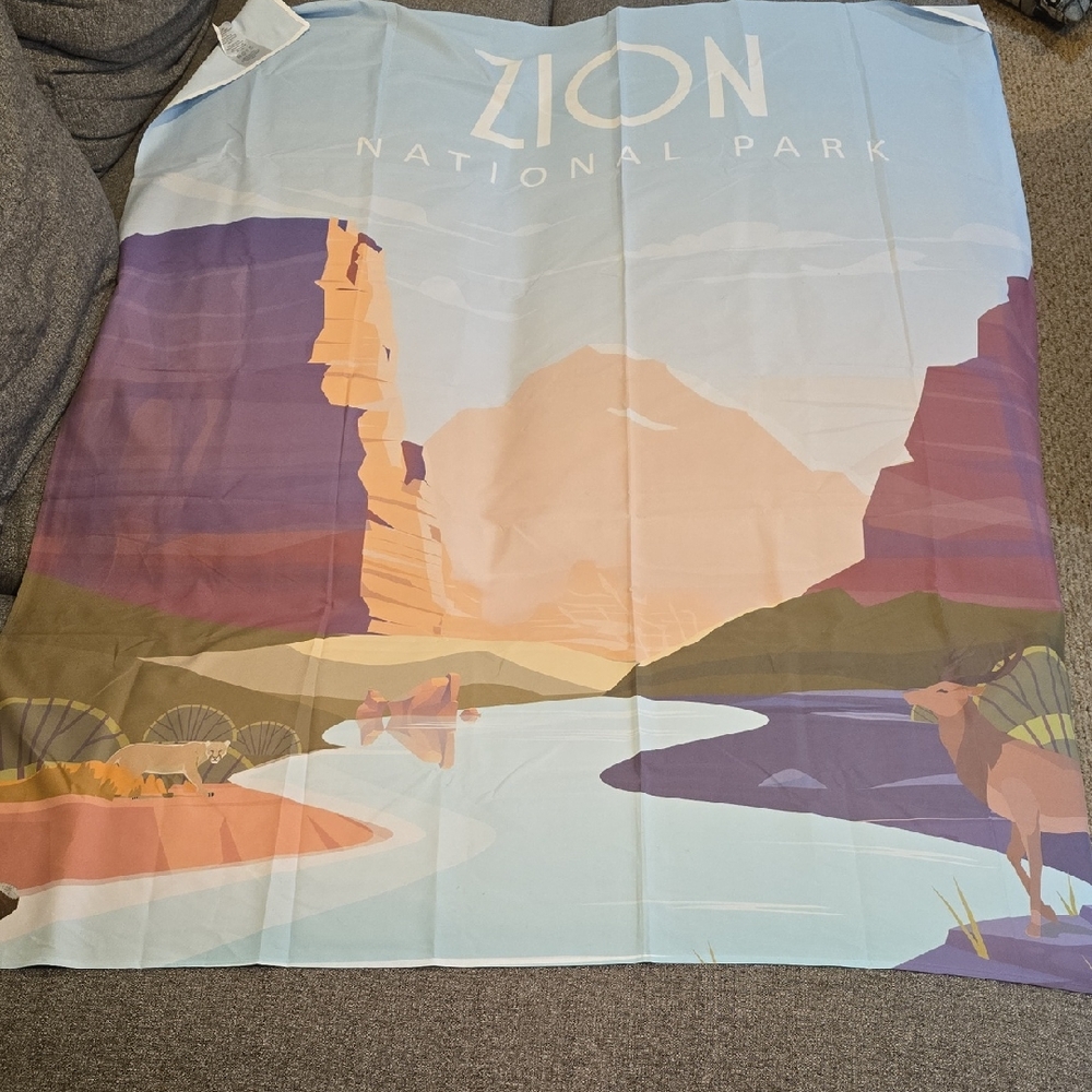 Zion National Park Tapestry 51"x60"